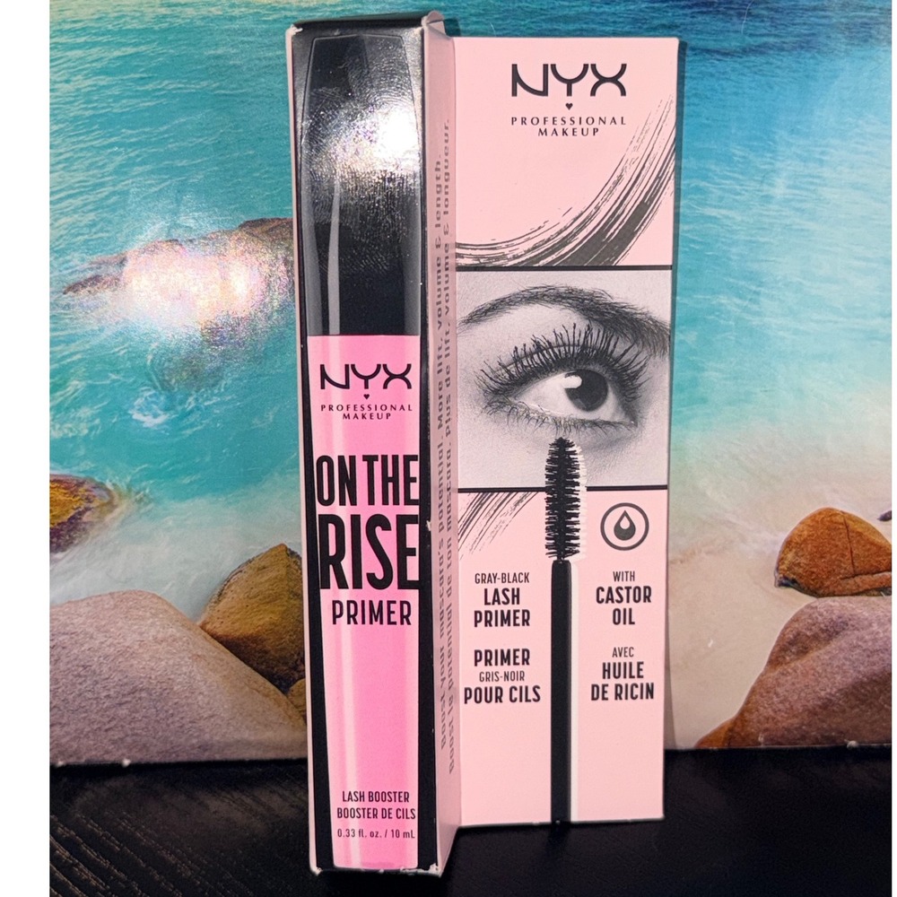 NYX On The Rise Lash Booster Primer Gray-Black OTRLB01 Castor Oil Volumizing